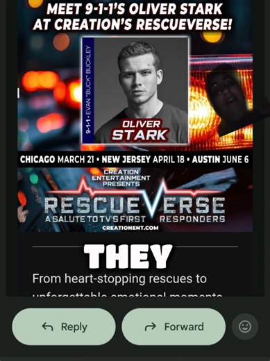 #greenscreen @Creation Entertainment #oliverstark #creationentertainment #911onabc #rescueverseconvention