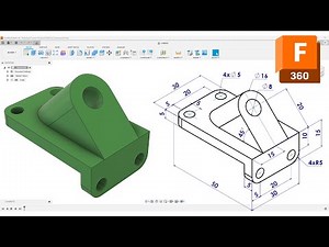 🔧 Fusion 360 Beginner Tutorial – No Voiceover