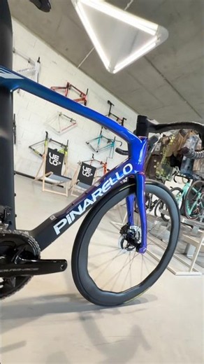 Stunning color of the Pinarello Dogma F Luxter Blue Shiny #cycling