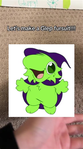 Part one of making Gleppy!!! He’s kinda turned into an “oc” atp LOL or like design idk what you call it when you make your own version of a pre-existing character. DON’T HATE ME!!! You are 100% allowed to take inspo btw just PLEASEEE DON’T COPY💔💔💔 he’s very special to me :[ #furry #fursuit #glep #smilingfriends #fursuitmaker