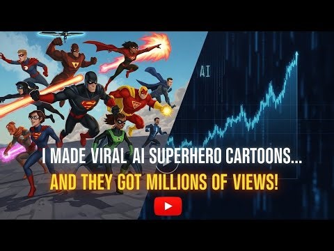 🔥 I Made Viral AI Superhero Cartoons… And They Got Millions of Views! 🤯🎬