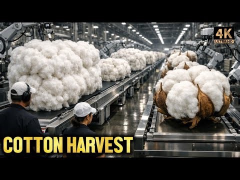 How Cotton Is Processed | From Farm to Factory Complete Journey 🌾