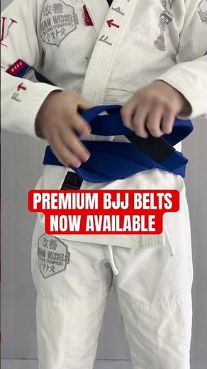 🥋 From White Belt to Black Belt in Seconds | Premium BJJ Belts Available