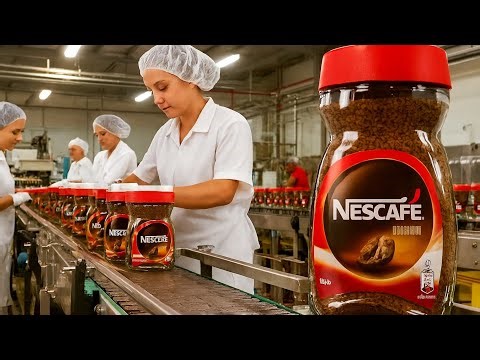 Inside the World of Instant Coffee | Full Nescafe Production Process Explained 