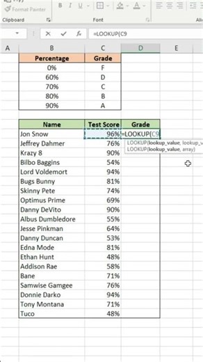 How to add grades in excel #explore #edit