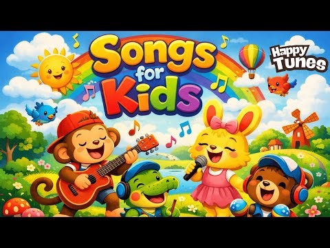 🎵 Happy Tunes — 60 min. - Compilation Songs for Kids 🎶 | Fun Nursery Rhymes for Toddlers & Preschool