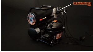 NO-NAME Silent Storm: The Ultimate Airbrush Compressor Powerful, silent & affordable. Focus on your art with our noise-free compressor! 💨🎨 | SprayGunner