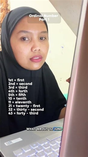 Ordinal number part 1