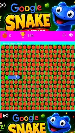 999+ Score Challenge in Google Snake 🏆