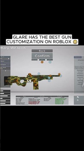 glare has the best gun customisation on roblox #roblox #robloxfps #robloxgamestoplay #robloxviral