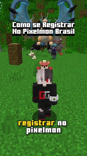 Como se registrar e jogar no Pixelmon Brasil, tutorial facil! #foryou #paravoce #minecrafter #minecraft #pixelmonbrasiloficial #pixelmonoficial #minecraftmods #pixelmonbrasil #pokemons #pixelmon #minecraftpokemon #minecrafters #minecraftpixelmon #pokemon #pokemontiktok #minecraftbr #pixelmonrefixed #pixelmonreforged #pokebrasil