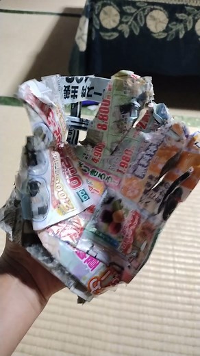 新聞紙グローブ #グローブ#野球#