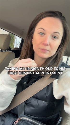 Shawna Naclerio on Instagram: "Overall he did so well! Basically her recommendations were: •Wean pacifier when he turns 2 •Fluoride toothpaste (which we started a few months ago!) He sat on my lap in the chair and luckily it didn’t take too long because what toddler wants to sit in a chair for 10+ mins lol 😂 #firstdentistappointment #toddlerteethcheckup"
