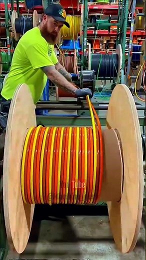 Cable Spooling Process | Neat and Efficient Wire Winding Machine