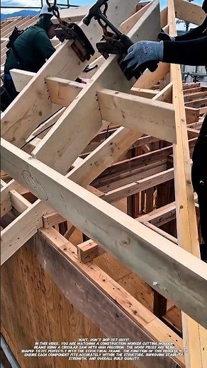 Precision Wood Cutting with Circular Saw | Construction Process.