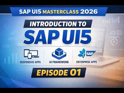 EP1: Introduction to SAP UI5 – Modern Web Development Framework #sapui5 #sapbtp #fiori #sap