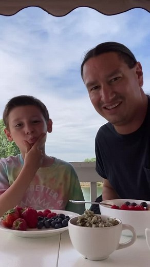 A pre-contact recipe for lunch and the names for some summer berries in Ojibwe! #Ojibwewordoftheday #ojibwe #nativeamerican #americanindian #nativelanguage | James Vukelich