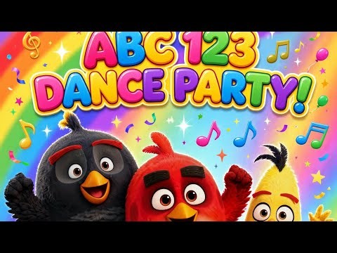 Learn ABC & 123 - Dance Party Song for Kids & Toddlers •🎉