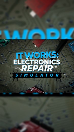 YES - It Works ✅ Electronics Repair Simulator is coming to Steam! ⚡ Get ready for a new challenge and Wishlist it today! 🔌👇 https://store.steampowered.com/app/3787050/It_Works_Electronics_Repair_Simulator/ Step into the shoes of an electronics technician and repair damaged devices: receivers, phones, speakers, and more. 🔌 Solder, diagnose, replace components, earn money, and grow your workshop! 💡 | PlayWay