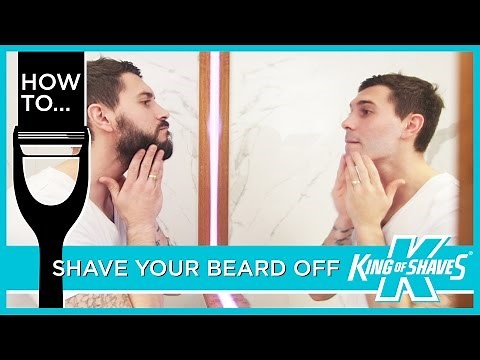 How To Shave Your Beard Off | King of Shaves