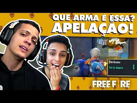 CEROL E NOBRU ACHARAM UMAS ARMAS DIFERENTES NO FREE FIRE!