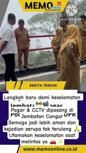 CCTV & Pagar Dipasang di Jembatan Cangar Demi Keamanan 📹🚧 #Cangar #Keamanan #Viral
