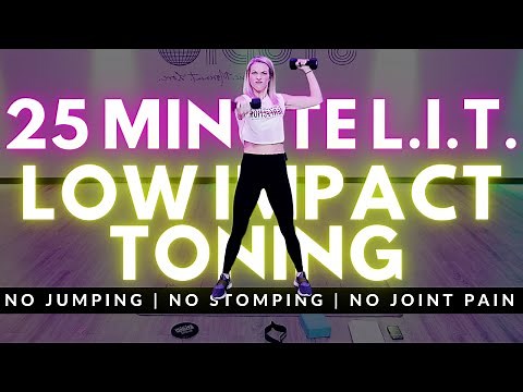 25 Minute Low Impact HIIT Workout | No jumping | Apartment Friendly at Home Workout
