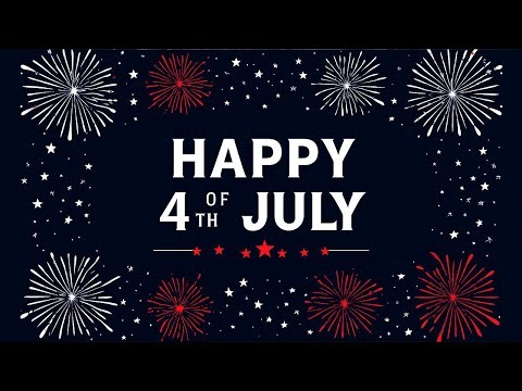 Happy 4th of July 2025 - Fourth of July- 4k Animated TV Art Screensaver #july4th