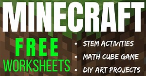 Minecraft Worksheets {Free & Printable} & Kids Activities - Parent Vault: Educational Resources, Lesson Plans & Virtual Classes