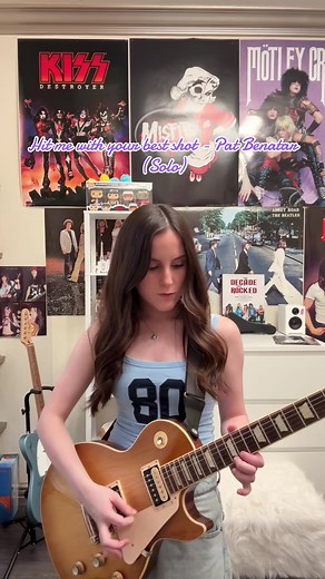 Hit me with your best shot! 🙌 #guitar #fentysuperbrandday #fyp #LanguageLearning