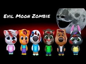Evil Moon Zombie / Talking Tom dead Friends/ AMONG US