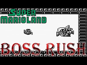 Super Mario Land - Boss Rush (All Boss Fights, No Damage)