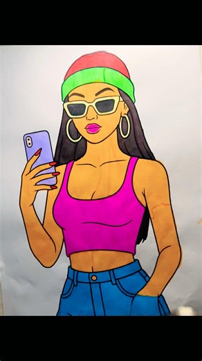 Cool girl with swag 💓💙