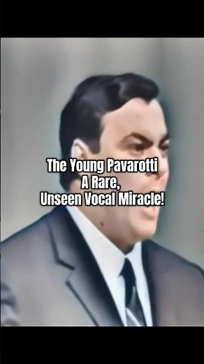 Pavarotti 🤯 WITHOUT THE BEARD! (La Donna E’ Mobile)