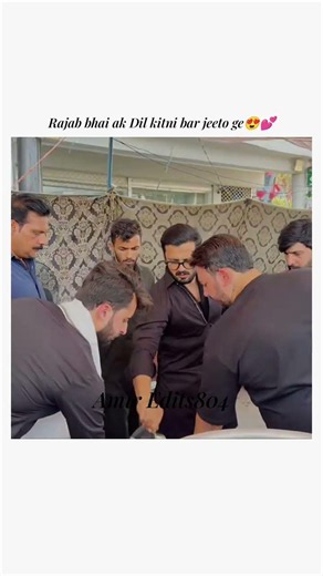 Rajab bhai ak Dil kitni bar jeeto ge😍💕|#videoediting |@AmirEdits804