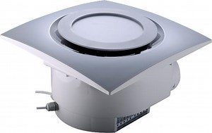 [Hot Item] Wholesale Bathroom Wall Mounted Silent with LED Light and PIR Sensor Exhaust Air Extractor Fan with Timer