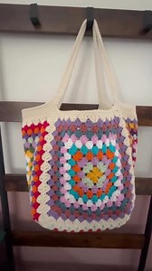 Granny Square Beach Bag Crochet Pattern - Downloadable PDF - Etsy