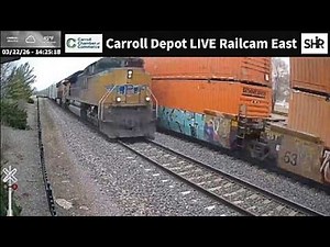 Carroll Depot Live Railcam East - Carroll, IA #SteelHighway