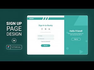 Sign Up Design in Figma | Figma Tutorial