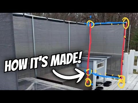 A Privacy Shade Wall That's Easy To Make!