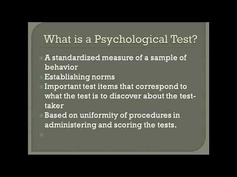 Psychological Tests Explained