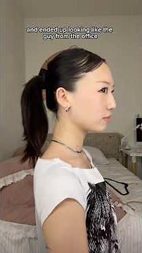 a redemption attempt on the slickback… #slickback #hair #bangs #meimazing