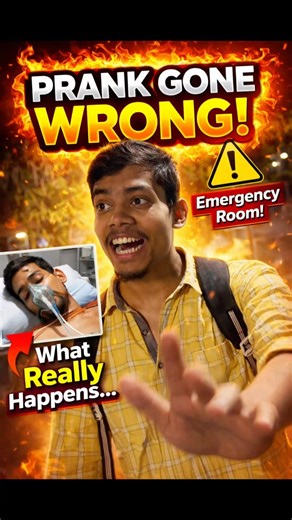 PRANK GONE TERRIBLY WRONG 😱 | Watch What Happened! #PrankGoneWrong#EmergencyRoom#FunnyPrank