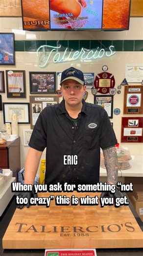 Eric Taliercio on Instagram: "Moe Mans Ragu is DEFF not too crazy 😉 #taliercios #middletownnj #njdeli #njfoodies #foodporndaily #njfoodie #braciole"