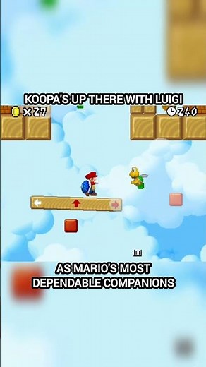 Mario's best companion 🤣🐢☁️🔥 #mario #nintendo #newsupermariobros