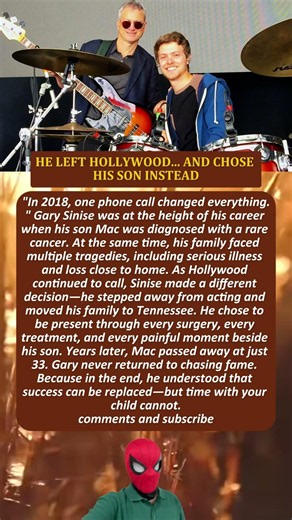 HE LEFT HOLLYWOOD... AND CHOSE HIS SON INSTEAD