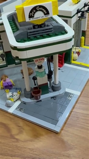 Lego Corner Garage #lego