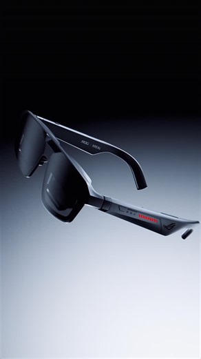ROG USA on Instagram: "Big Screen, Portable Package - Introducing the ROG XREAL R1 AR Gaming Glasses 😎⁣ ⁣ 🕶️ 240Hz Micro-OLED FHD gaming glasses⁣ 🖥️ 171-inch virtual-screen⁣ 🔊 Sound by Bose⁣ 🎮 ROG Control Dock for multi-device swapping⁣ ⁣ #CES2026 #desksetup #gamingmonitor"