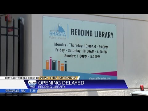Redding library renovations delay reopening; no set date