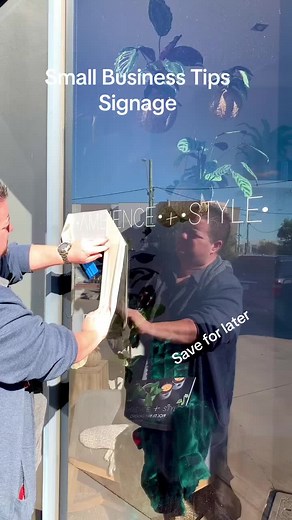 How to put up signage and make sure its straight! Often to save on vinyl we nest the job and cut the artworkout in the most optimal way. We use dots, place them in the artwork so that after cutting out all the decals to make up the signage, you can simple use the dots to place the signage up and make sure its straight. Lining the dots on top of each other in the middle also makes the spacing as per the artwork. #businesstips #diybusiness #smallbusinesstip #howto #smallbusinesshelp #signage